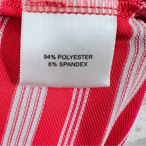 Peter Millar Summer Comfort Pink and White Striped Short Sleeve Polo Size S - Picture 6 of 7